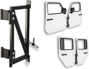 View Luxury wall-mounted car door storage bracket - Suitable for the front and rear doors of Jeep Wrangler models YJ, TJ, JK and JL image 2