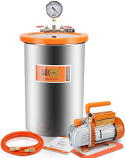 View BACOENG 3 Gallon Vacuum Chamber Kit with 3.6 CFM 1 Stage Vacuum Pump HVAC image 1