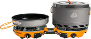 View Backpack camping cooking equipment system and camping cooking set, orange color image 1