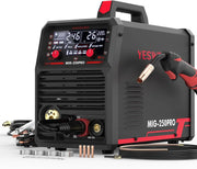View MIG Welder,110V Flux Core Welder Flux Core MIG/Lift TIG/Stick 3-in-1 Large LED Digital Display Welding Machine IGBT Inverter Welder FLUX-135PRO image 2