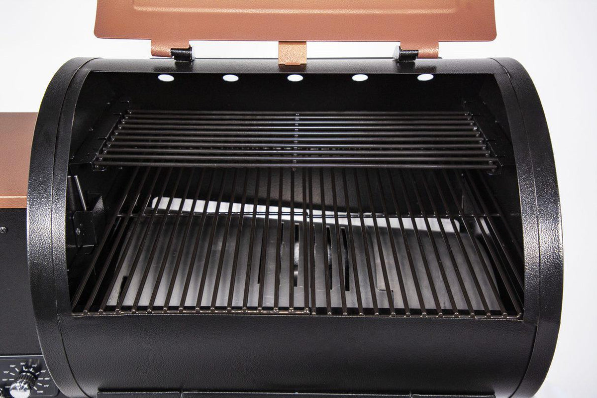 540 Sq. In. Wood Pellet Grill with Flame Broiler and Meat Probe