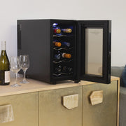 View Koolatron 8 Bottle Wine Cooler Thermoelectric Freestanding Wine Fridge image 4