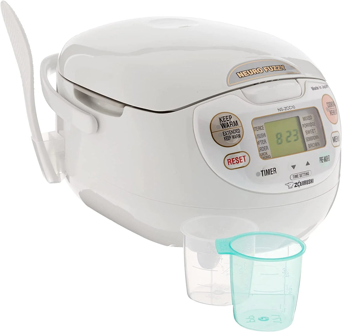 5.5-Cup Rice Cooker, Made in Japan, Premium White