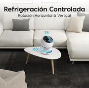 View Iris Ohyama Woozoo, 30m², Ventilador de mesa, Blanco, 5 velocidades, Mando a distancia, Oscilación multidireccional, Silencioso, Potente, Escritorio, image 3