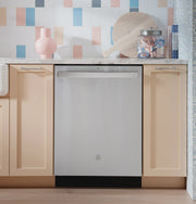 View GE Top Control with Stainless Steel Interior Dishwasher with Sanitize Cycle GDT670SFVDS image 4