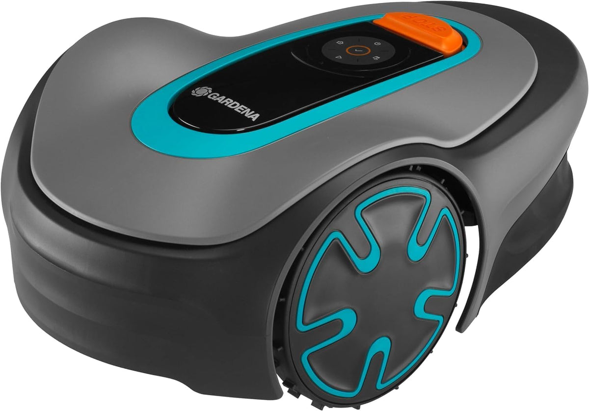 Gardena Mähroboter SILENO minimo 250 m²: intelligenter Rasenmäher mit optimaler Konnektivität, mit Gardena Bluetooth App programmierbar, DE-Version (