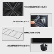 View Koolatron 8 Bottle Wine Cooler Thermoelectric Freestanding Wine Fridge image 5