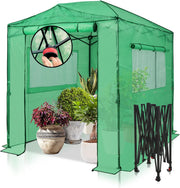 View EAGLE PEAK 8x6 Portable, Heavy-Duty, Walk-in Pop-up Greenhouse, Indoor Outdoor Gardening Green House image 1