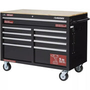 View 46-Inch W x 24-Inch D 9-Drawer Deep Tool Chest Mobile Workbench, Gloss Black image 1