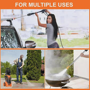 View Electric Pressure Washer, 3800PSI 2.6 GPM Power Washer Machine with Hose Reel,4 Quick Connect Nozzles, Foam Cannon, for Cars, Patios, and Floor... image 4