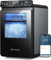 View Nugget Ice Maker Countertop, Smart Pebble Ice Machine with APP Control, 44 lbs/24H Soft Pellet Chewable Ice with Self-Cleaning, Stainless Steel image 1