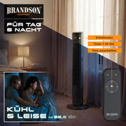 View Brandson - Turmventilator – sehr leise - Schlaf Modus – Sieger Ventilatoren und Luftkühler 2026-12 Geschwindigkeitsstufen – Oszillation – mit image 5