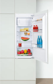 View Amica Einbau Kühlschrank mit Gefrierfach 122 cm Nische Schlepptür Technik Inverter Motor elektronische Steuerung LED Beleuchtung Tür Offen Alarm image 6