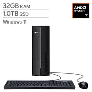 View Acer Aspire Slim Desktop, AMD Ryzen 7 7730U - 32GB RAM, 1TB SSD image 1