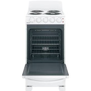 View 20 in. 4 Burner Element Free-Standing Electric Range in White image 5