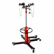 View Hydraulic Car Transmission Jack Vertical Lift,1660 Pounds,360掳Rotating Wheel Lift,Red image 2