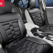 View Alpena Black Padded Universal Fit Luxury Seat Cover, 2-pack image 6