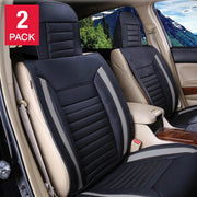 View Alpena Grey Ultimate Universal Fit Luxury Seat Cover, 2-pack image 2