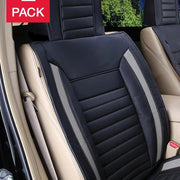 View Alpena Grey Ultimate Universal Fit Luxury Seat Cover, 2-pack image 5