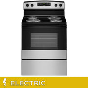 View Amana 30 in. 4.8 cu ft. Electric 4 Element Range with Bake Assist image 3