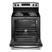 View Amana 30 in. 4.8 cu ft. Electric 4 Element Range with Bake Assist image 4