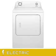 View Amana 6.5 cu ft. White Electric Dryer with Automatic Dryness Control image 3