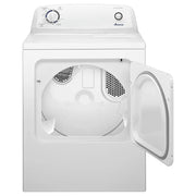 View Amana 6.5 cu ft. White Electric Dryer with Automatic Dryness Control image 4