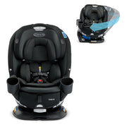 View Graco Turn2Me 3-in-1 Convertible Car Seat, Rotating, Rear & Forward-Facing, Highback Booster, SnugLock, Cambridge image 1