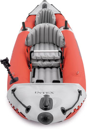 View Excursion Pro Inflatable Kayak Set and Accessory Kit, Air Pump, and Carry Bag for Lakes and Rivers image 4