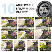 View 100 ft Wall Mounted Garden Hose Reel, 1/2 Inch Hose with 180° Swivel image 4