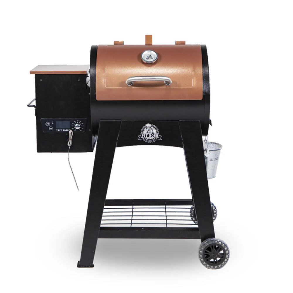 540 Sq. In. Wood Pellet Grill with Flame Broiler and Meat Probe