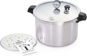 View 16-Quart Aluminum Pressure Canner and Cooker, Silver image 2