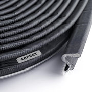View Door Weather Stripping Soundproof Door Seal Strip V-Shaped "Q" Foam Kerf Weather Stripping image 1