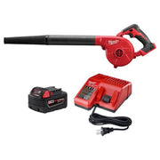 View 18V Lithium-Ion Cordless Compact Blower with 5.0Ah Battery and Charger image 1