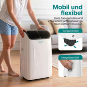 View SereneLife Klimaanlage Mobil 14000 BTU – Kleine Klimaanlage für Zimmer bis 33 m² | WiFi | Kühlung, Entfeuchter & Ventilator | 51 dB image 5