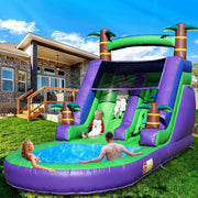 View 21FT(L) Commercial Grade Water Slide for Adults, (Heavy Duty Full PVC) (Big Splash Water Pool), 750w Blower, Inflatable Waterslide for Backyard, Outdoor Park, 21x9x12ft image 1