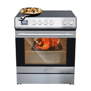 View Front Control Electric Range Oven with 5 Cooktop Elements with 6 Cooking Power Options, Freestanding Oven, 5.0 cu. ft. Capacity Stainless Steel image 1