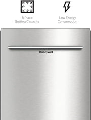 View Honeywell 18 Inch Dishwasher with 8 Place settings, 6 Washing Programs, Stainless Steel Tub, UL/Energy Star- Stainless Steel image 4