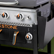 View 28-Inch 2-Burner Griddle with Electric Air Fryer and Hood image 5