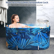 View De-Stress 2023 Large Portable Folding Soaking Bathtub For Adults image 3