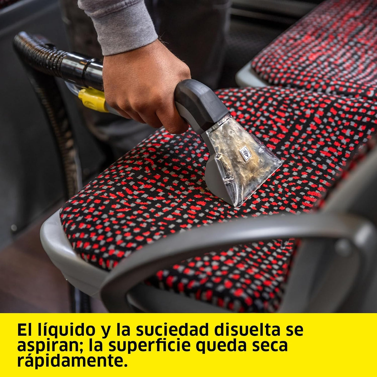 Kärcher Lava-aspiradora Puzzi 8/1, para tapicerías y superficies textiles, depósito: 8 l, caudal de pulverización: 1 l/min, superficie: 12-18 m²/h,