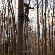 View 21-Foot 2-Person Ladder Treestand, Heavy-Duty Hunting Tree Stand with Ladder, Elevated Outdoor Hunting Platform image 3