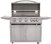 View Blaze Freestanding Grill with Lights (BLZ-5LTE2-LP-BLZ-5-CART), 40-inch, Propane Gas image 2
