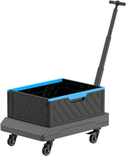 View Foldable trolley: A wheeled foldable trolley, suitable for outdoor camping activities image 1