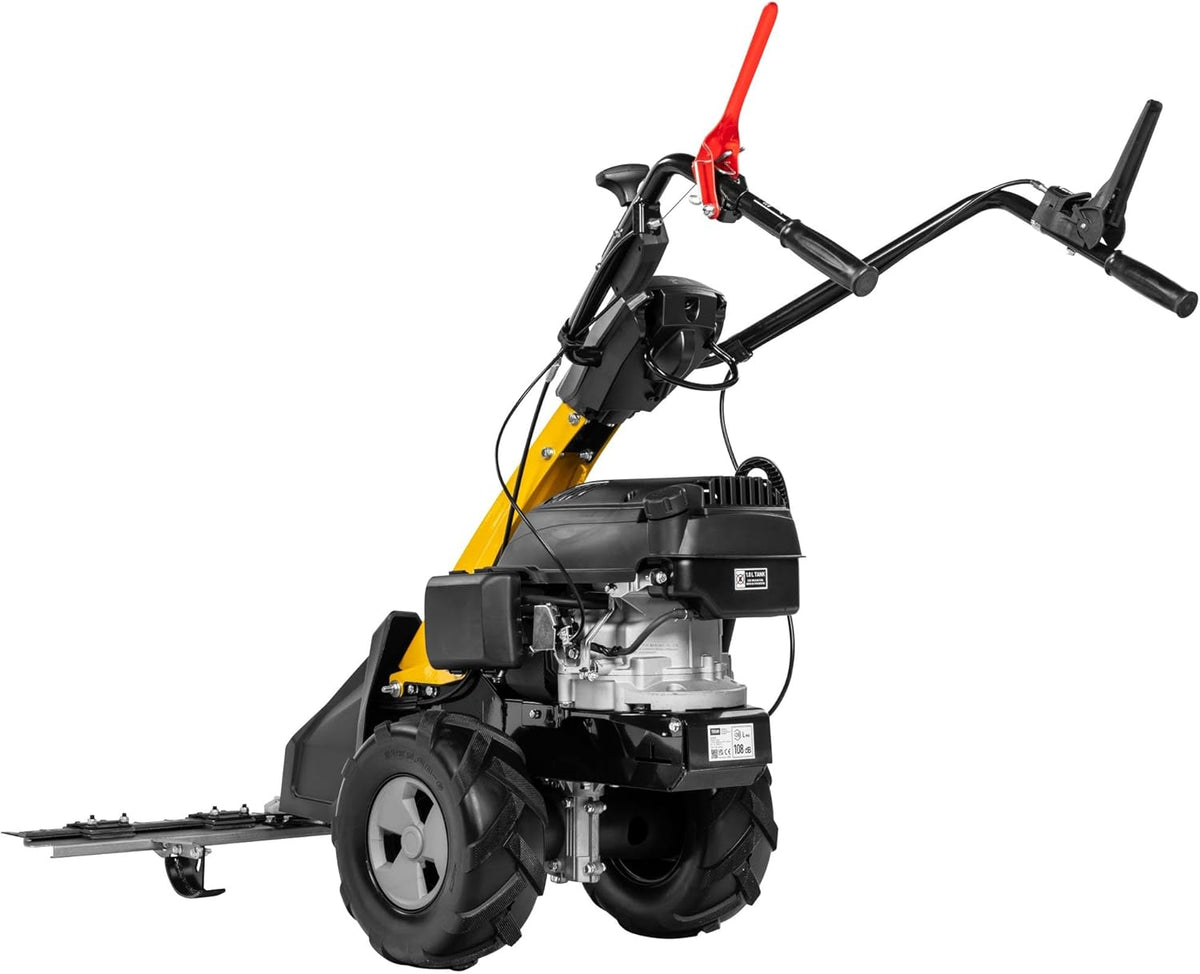 TEXAS Profi Benzin Balkenmäher CB8750 196ccm Wiesenmäher Hochgrasmäher Rasenmäher mit Antrieb Radantrieb | 5,7PS | 4200Watt | Schnittbreite 870mm | 4-