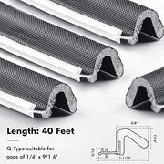 View Door Weather Stripping Soundproof Door Seal Strip V-Shaped "Q" Foam Kerf Weather Stripping image 3