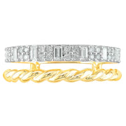 View Baguette and Round Brilliant Diamond Ring (0.42 ctw) image 2