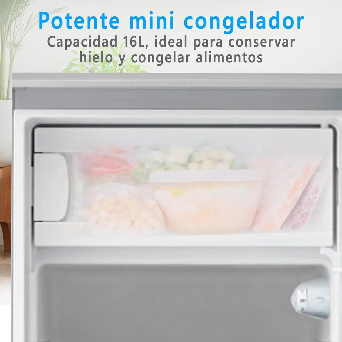 Midea Nevera pequeña 113L con Congelador - Mini frigorífico pequeño para la Habitación/Caravana/Camping - Mini Bar Bajo Consumo - Frigorifico Bajo