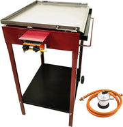 View Ferjus. Plancha Gas y Paellero Gas para Cocinar en Exterior. Planllero de Acero. 57x80x90cm. image 1