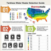 View Electric Tankless Water Heater, 11kW at 240 Volt, On Demand Instant Hot Water Heater image 4